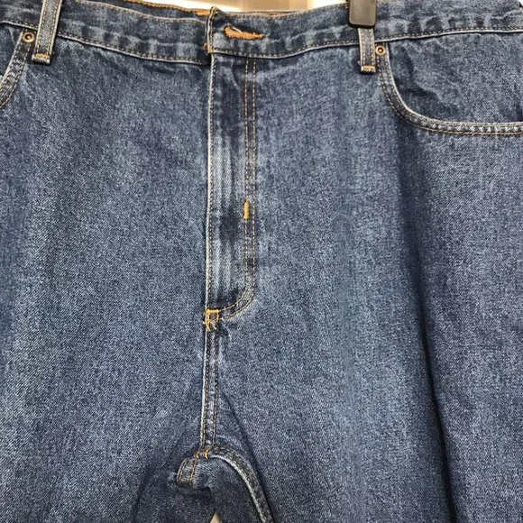 Savane Mens Blue Jeans 40X30 Casual Pants Heavyweight Farm Ranch Cowboy Wear GUC - Picture 3 of 10